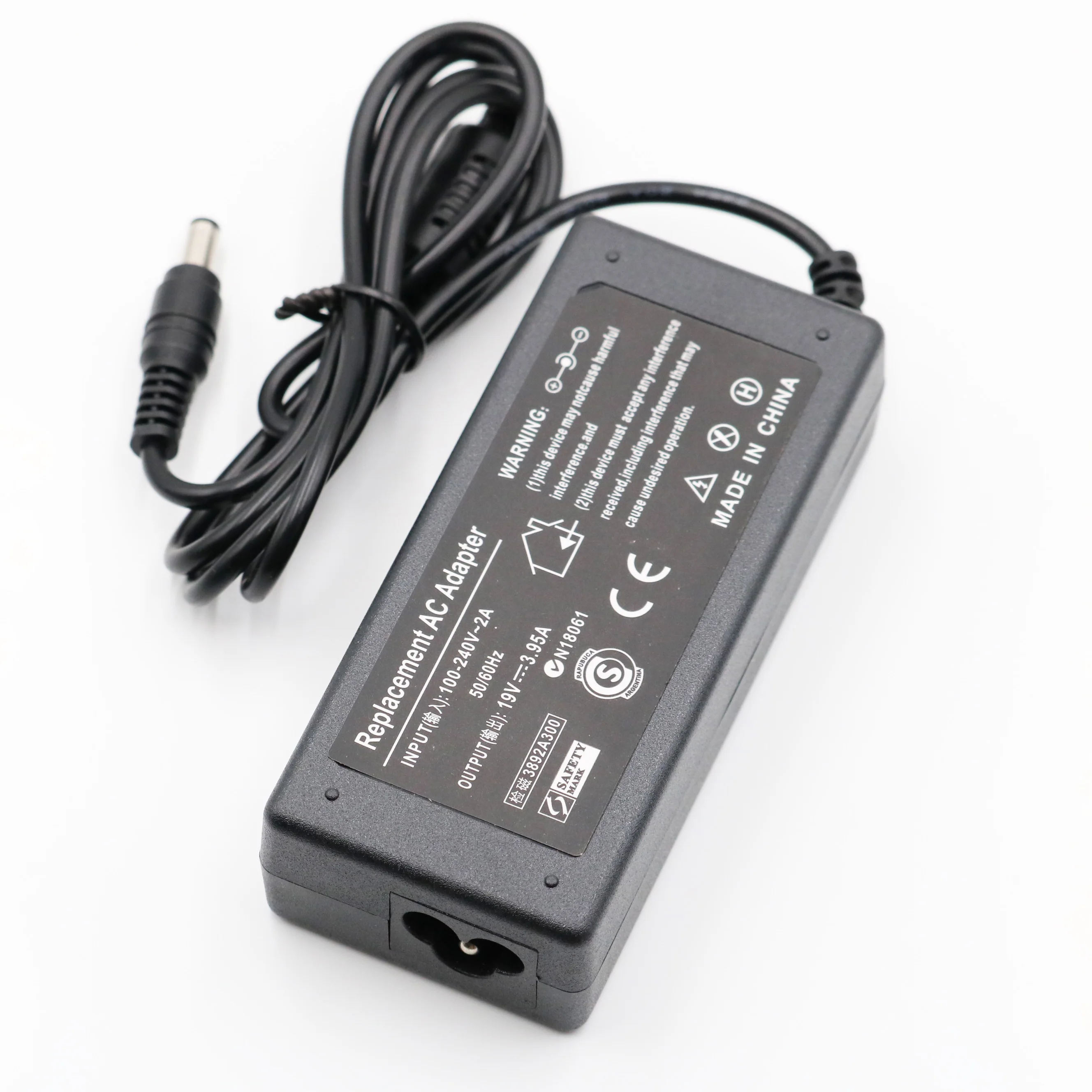 19V 3.95A 5,5x2,5mm adaptador de CA portátil para Toshiba L600 L700 L650 X42J K52J M810 L202 M105 L536 C600 M802 M805 cargador de portátil