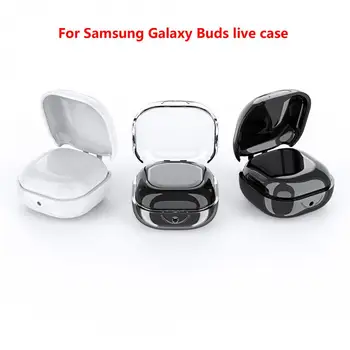 

Wireless Headset Cover For Samsung Galaxy Buds Live Soft Protective Headphone Cover Shell Clear TPU Skin Cover Portable Earphone