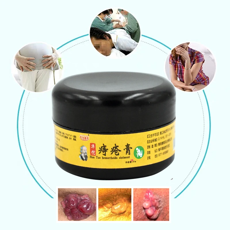 25g Hua Tuo Natural Powerful Hemorrhoids Ointment Treatment Cream Internal Hemorrhoids Piles External Anal Fissure Therapy hemorrhoids treatment cream