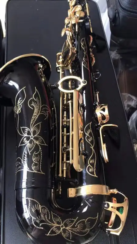 BULUKENew instrument Alto Saxophone Black Nickel model high quality professional grade Adult Sax and case | Спорт и развлечения