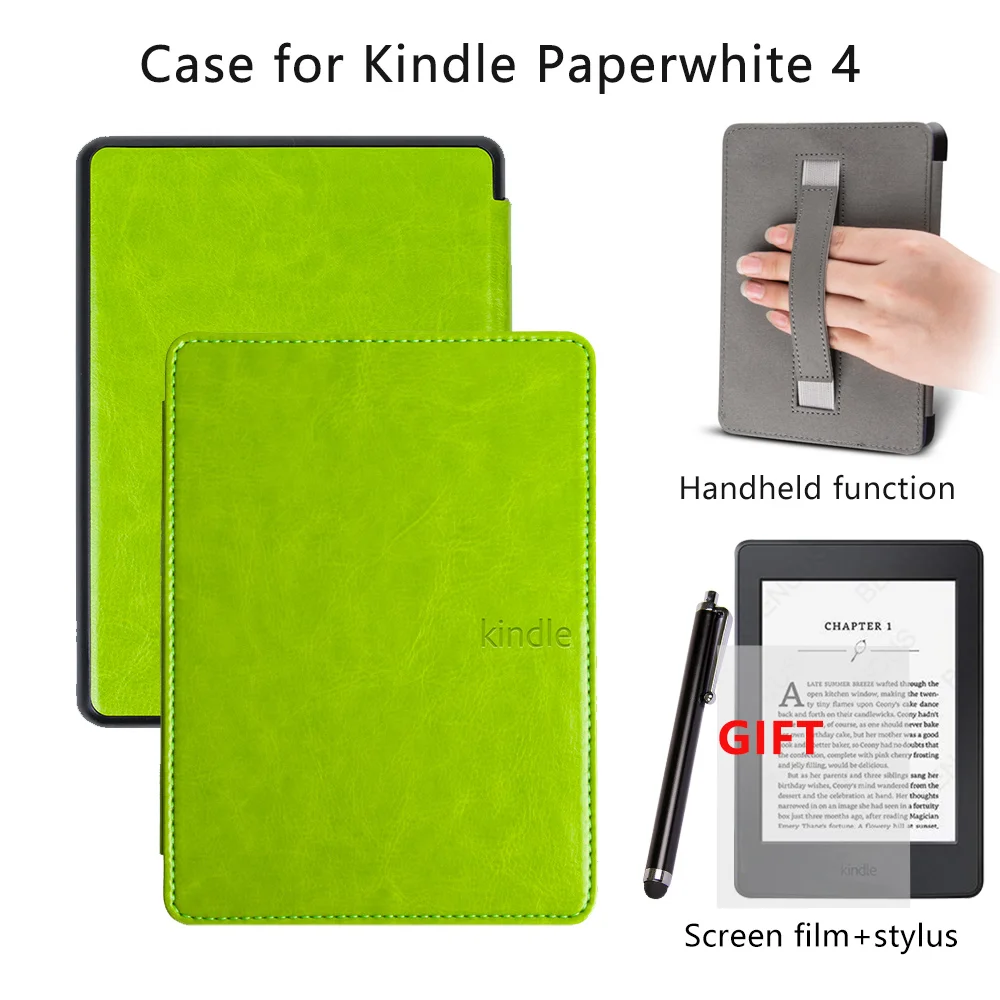 

Walkers Case for Amazon Kindle Paperwhite 4 10th Generation PU Leather Cover for Kindle Paperwhite 4 6" 2018 released +gifts