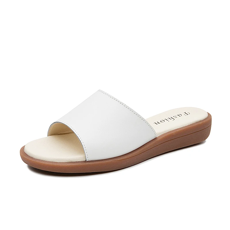 Летняя обувь; женские уличные сандалии с перекрестными ремешками; удобные сандалии на мягкой подошве на среднем каблуке; Sandalias; обувь - Цвет: Белый