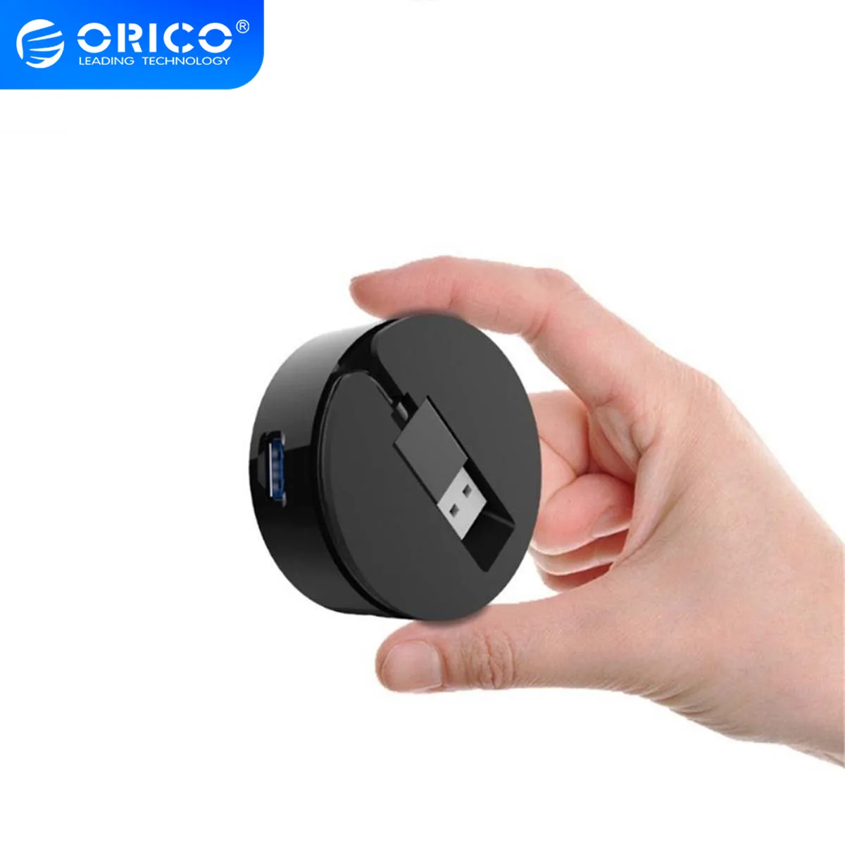ORICO USB 3 0 концентратор Супер Скоростной внешний 4 порта Usb сплиттер с намоткой