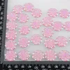 BOLIAO 30Pcs 18*18mm ( 0.71*0.71in ) Flower Shape Resin AB Color With Two Hole Rhinestone Flatback Buttons Appliques/Craft/ DIY ► Photo 3/6