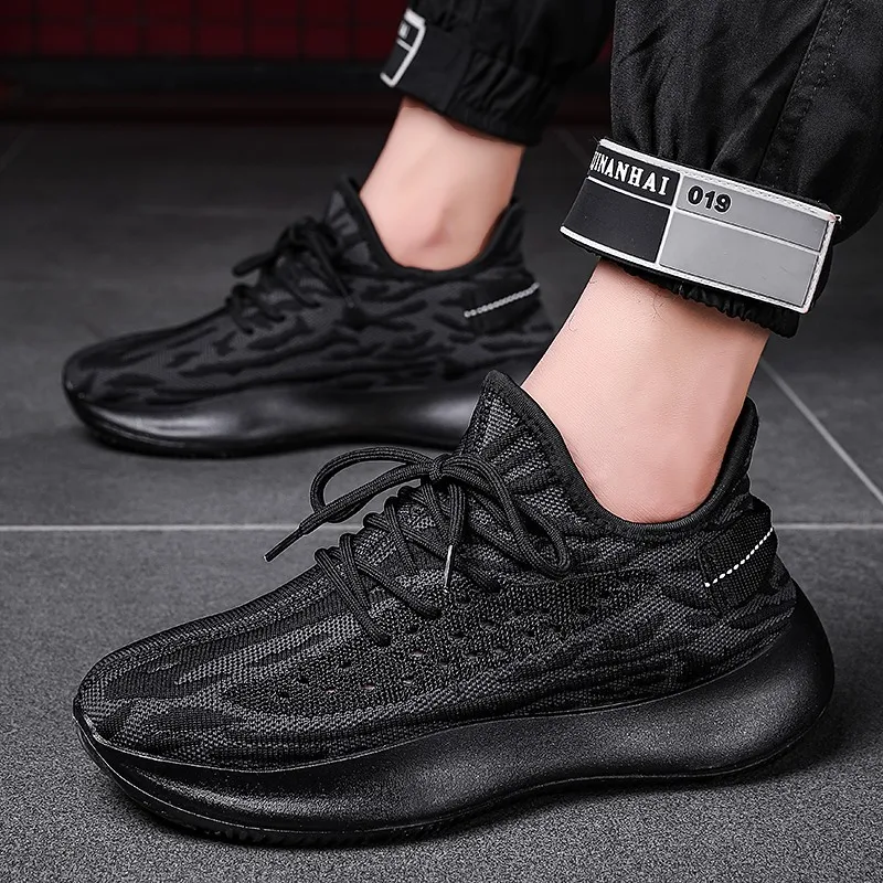 

Office Version Coconut Shoes Men's 2020 Spring And Summer New Style Fly Woven Sports MEN'S Casual Shoes Breathable Running Shoe