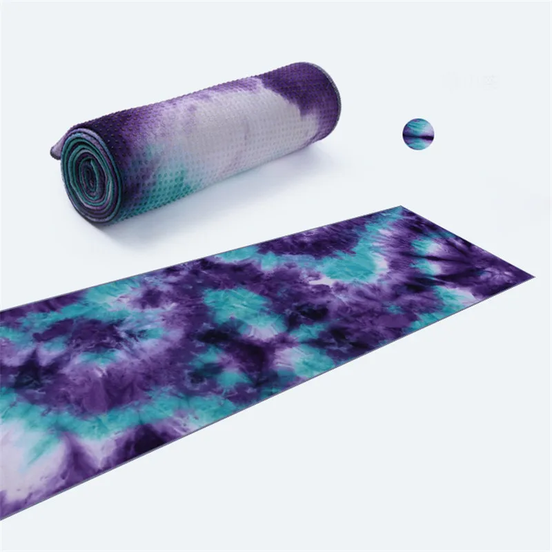 183*63 см нескользящий коврик для йоги полотенце Противоскользящий коврик для йоги из микрофибры полотенце s одеяла для Пилатес фитнес