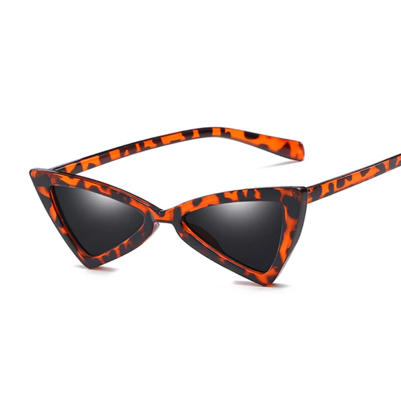 Новые солнцезащитные очки кошачий глаз женские Модные Винтажные Солнцезащитные очки Женские Треугольные сексуальные ретро Oculos De Sol Feminino UV400