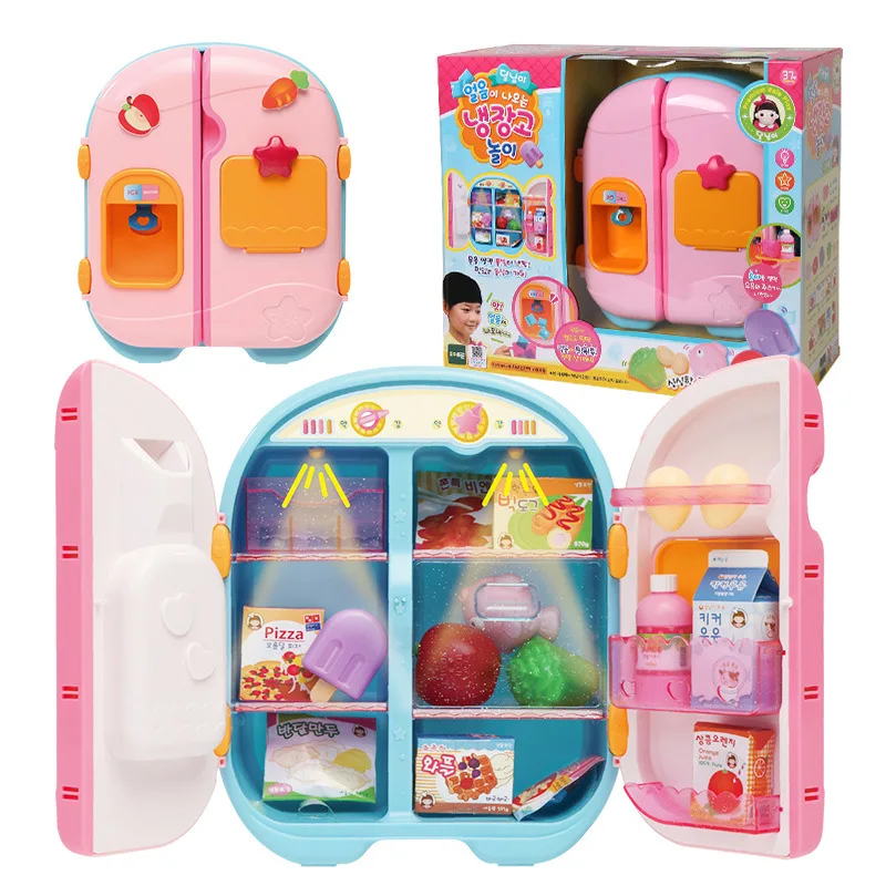  Small Ling Toy South Korea Too Ling Beauty Fun Refrigerator Kitchen Model Play House Toys GIRL'S Bi - 4000267450226