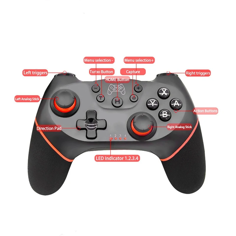 Для nintendo переключатель Pro НС-переключатель Pro геймпад Беспроводной-Bluetooth геймпад игровой джойстик контроллер с 6-осевым ручка