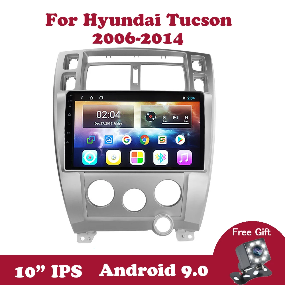 

Android 9.0 Car Radio Multimedia Video Player For Hyundai Tucson 2006-2014 2G+32G RDS WIFI 2Din GPS Navigation 10.1" IPS Screen