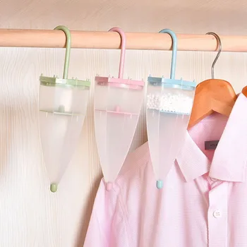 

Mini Umbrella Shaped Moisture Absorber Box Hanging Moisture Absorber Reusable Dehumidification Deodorant Box for Wardrobe Closet