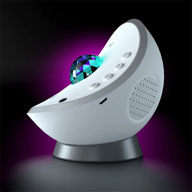 

Moon star sky projection lamp sleep aid speaker Bluetooth music Aurora atmosphere lamp laser water grain shine cool