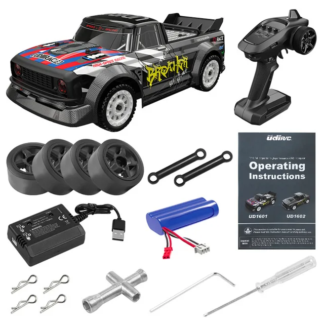 1/16 2.4G 4WD Rc Car 30km/h High Speed SG1601 Led Light Drift On-road Proportional Control Vehicles Model Racing Car For Boys