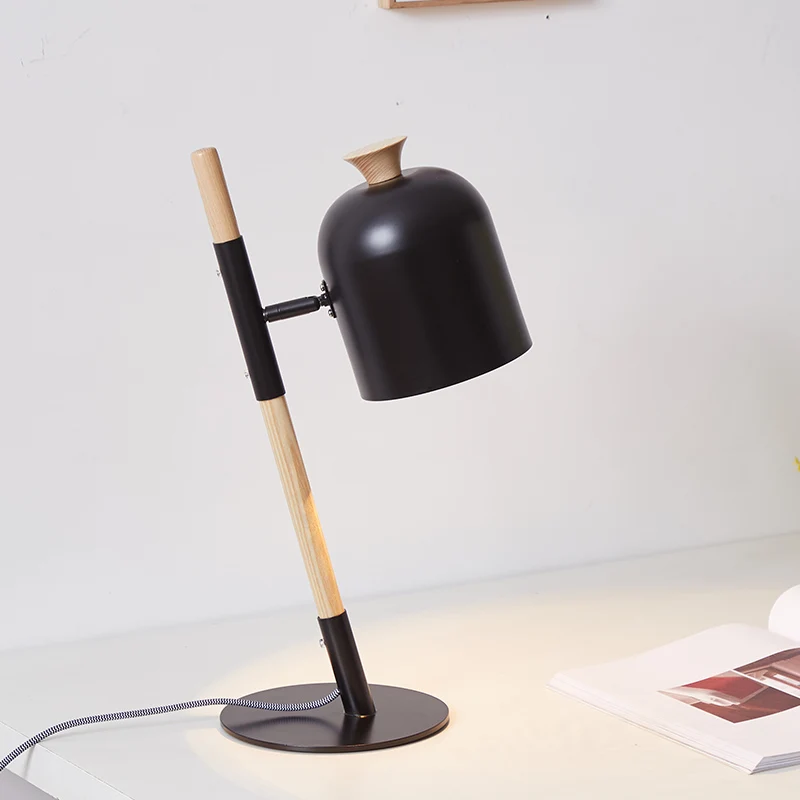 

Nordic Simple Reading Office Desk Lamp Creative Bedroom Study Room Library Pendent Lights Decoration Table LED Lighting Fixtures