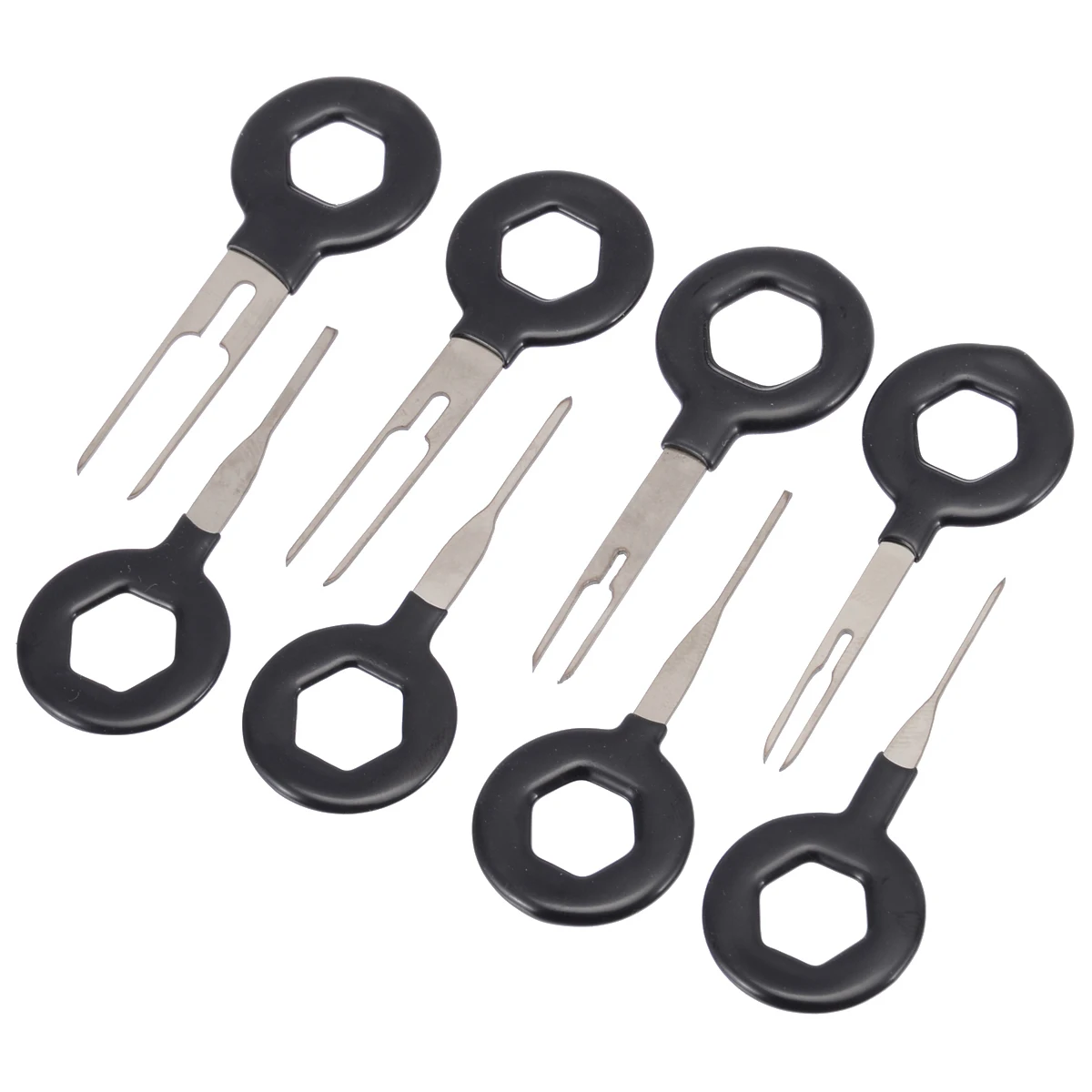 11pcs Car Electrical Wiring Crimp Terminal/Connector/Pin Removal Key Tool Kit Universal for all CAR SUV Pickup Off-road