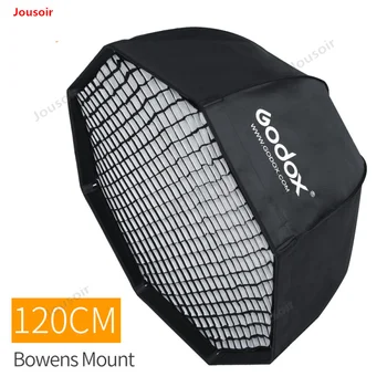 

Godox SB-UE 120cm 47in Portable Octagonal Umbrella Softbox with Honeycomb Grid for Bowens Mount Studio Flash Softbox CD50 T03P
