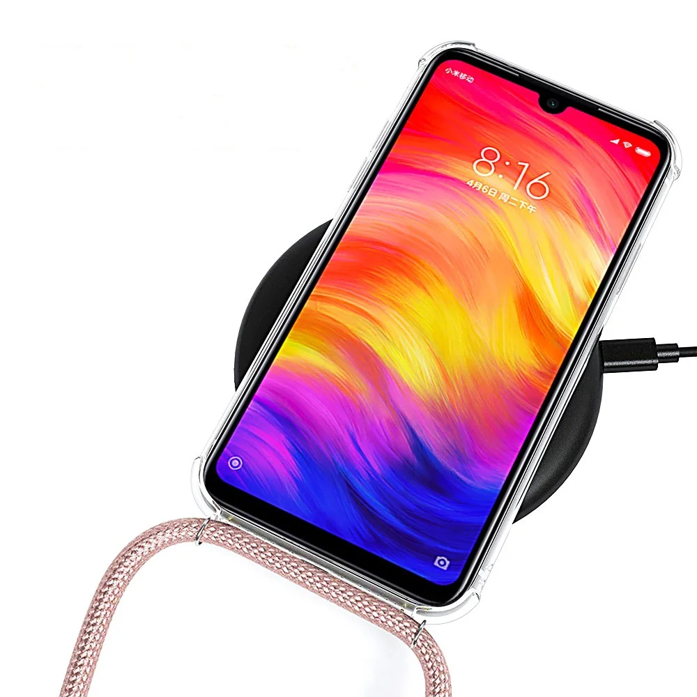 Ремешок шнур цепь чехол для телефона Xiaomi Redmi Note 8T 8 7 6 5 Pro ожерелье ремешок