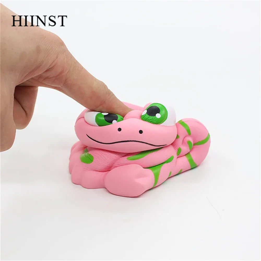 HIINST/Детские игрушки для Хэллоуина, сжимающий стресс, мультяшный хамелеон, ароматизированный, медленно поднимающийся, ароматизированный, игрушка для взрослых, снимает стресс, реалистичные игрушки