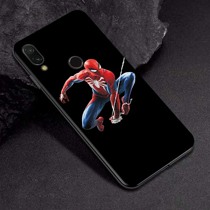TPUBLK539 Черный ТПУ чехол для телефона Marvel для Xiaomi Redmi Note 7 6 8 Pro Чехол для Xiaomi Redmi 5 Plus задняя крышка Fundas Redmi 6A 7A 5A чехол - Цвет: TPUBLK539