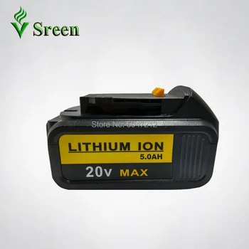 

5000mAh Lithium Ion Power Tool Rechargeable Battery Replacement for DEWALT 18V DCB180 DCB181 DCB182 DCB200 DCB201 DCB203 DCB204