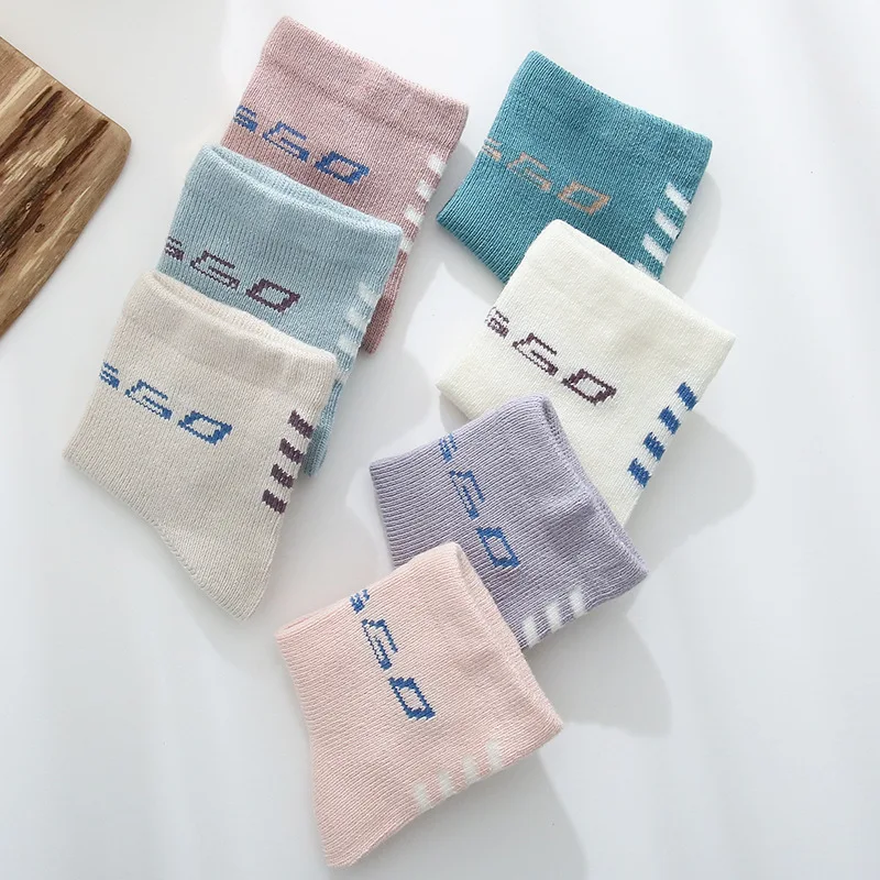 

3 Pairs/Lot Baby Socks Boy Girl Children Socks Cute Cartoon Decorative Solid Color Newborn Fashion Socks Kid Infant Toddler Sock