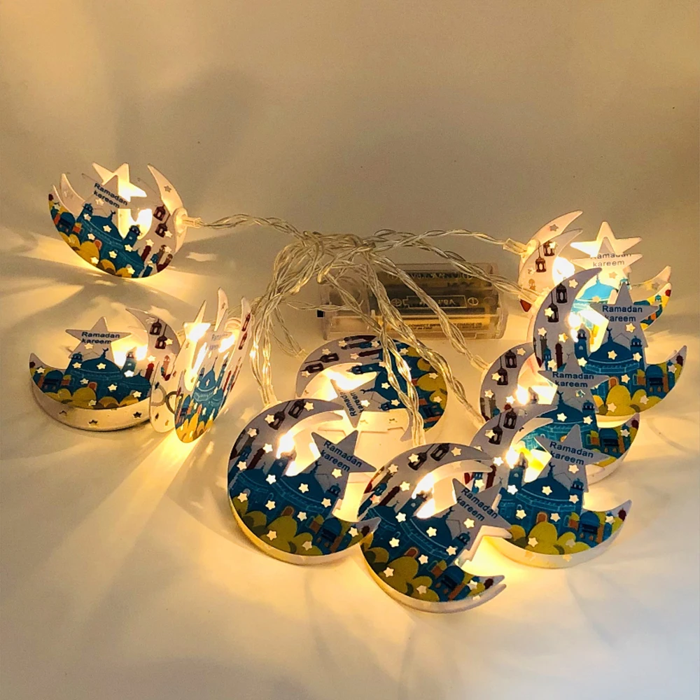 Moon Star Led String Light Ramadan Decoration, Star String Lights Usb