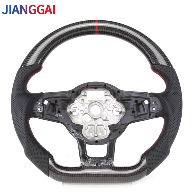 Customized Carbon Fiber Steering Wheel For Mk7.5 Gti R For Volkswagen