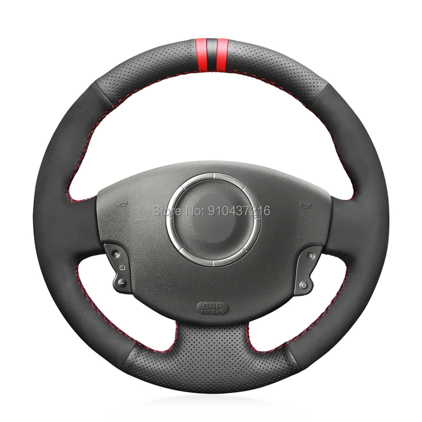 For Renault Megane 2 Scenic 2 2003-2009 Kangoo 2008-2012 Black Perforated Suede Leather Hand sewing Steering Wheel Wrap Cover
For Renault Megane 2 Scenic 2 2003-2009 Kangoo 2008-2012 Black Perforated Suede Leather Hand sewing Steering Wheel Wrap Cover