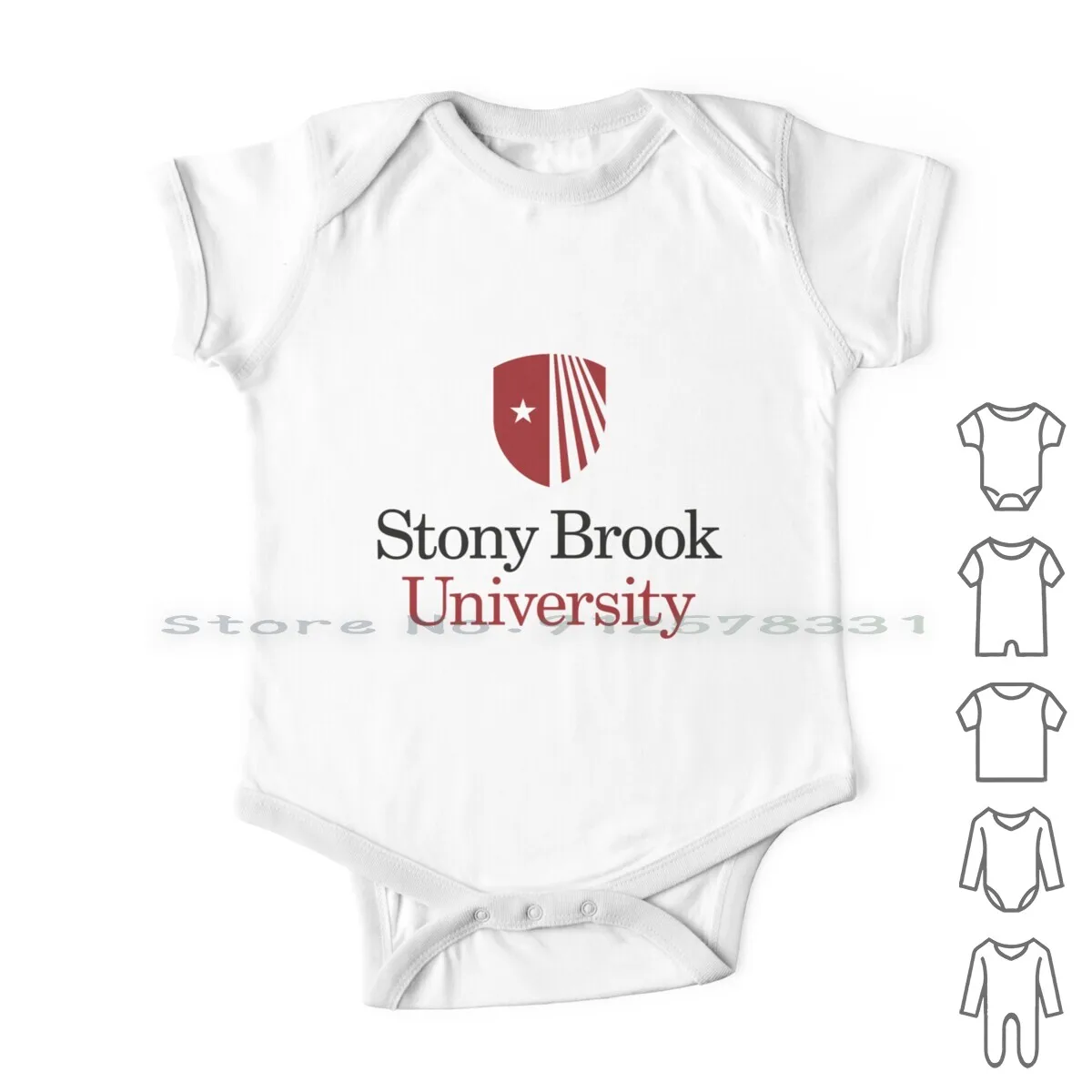 

Suny Stony Brook, Одежда для новорожденных, комбинезоны, хлопковые комбинезоны, Suny Stony Brook, фанаты Suny Stony Brook с логотипом Suny Stony Brook