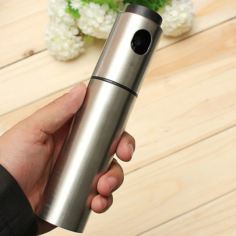

Stainless Steel Olive Mister Oil Spray Pump Fine Bottle Oil Sprayer Pot Cooking Roast Bake Oil Bottle Tools Oil Dispense Dropshi