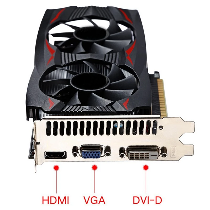 Горячая-Видеокарта Gpu Gtx750Ti 2 ГБ Gddr5 изображения карты Instantkill R7 350, Hd6850 для игр Geforce
