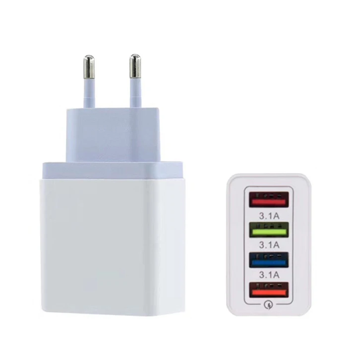 1 шт. 4 порта универсальное USB дорожное Быстродействующее зарядное устройство адаптер питания LHB99