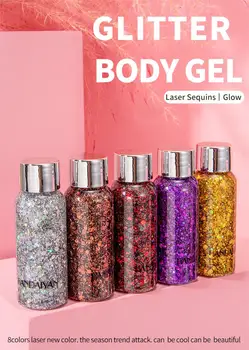

Nail Mermaid Glitter Flakes Sparkly Colorful Sequins Spangles Polish Manicure DIY Sequins Nail Art Decor TSLM1