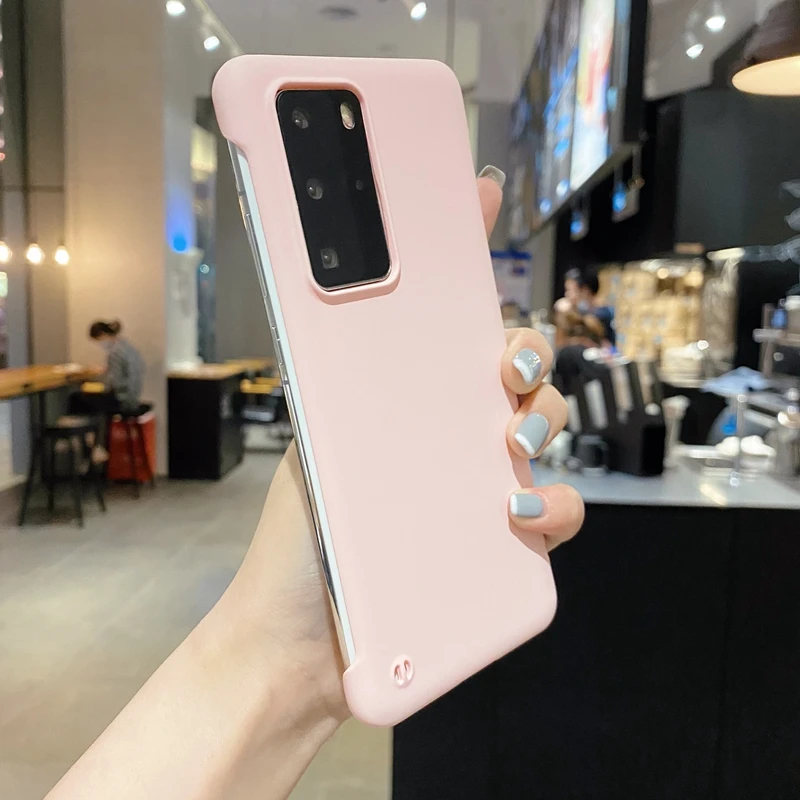 Fir Huawei P40 Pro P30 Lite P20 Pro Mate 40 Pro 30 Pro Plus Honor 20S 20 30S Pro Case Luxus Dënn Hard PC Frameless Case_voghion.com