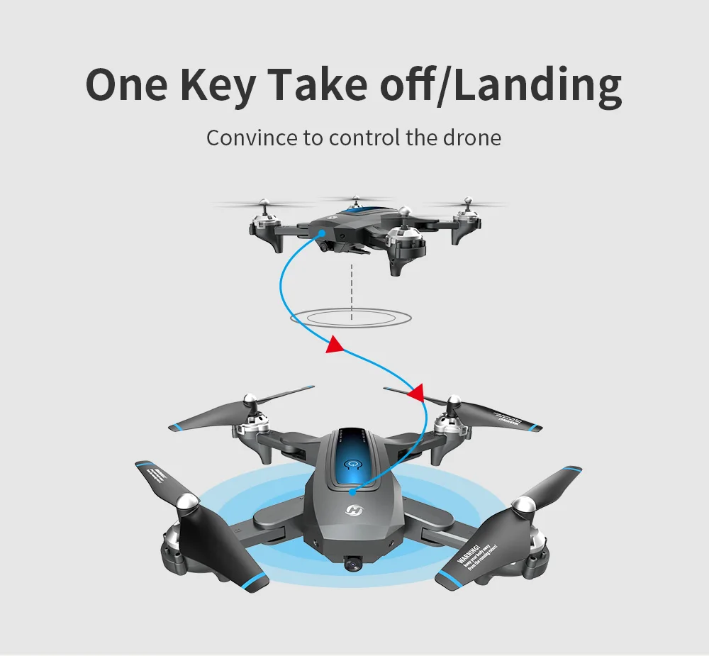 4K Drone HD Camera Profesional Foldable RC Dron Quadrocopter 200MP 720P for Kids