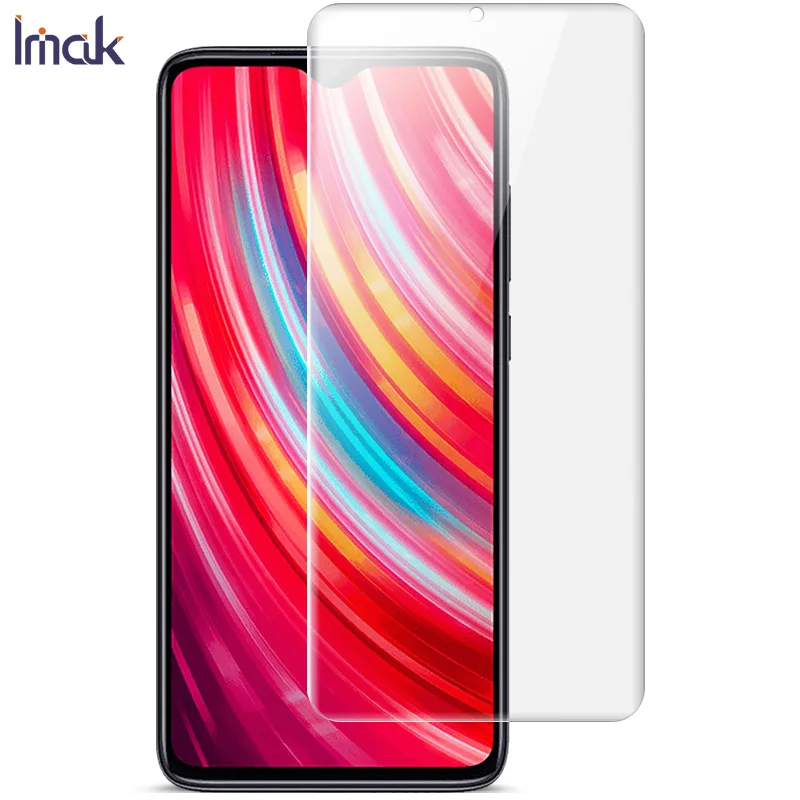 Redmi Note 8 Pro защитная пленка IMAK Hydrogel III для передней панели 0,15 мм пленка из мягкого ТПУ для Xiaomi Redmi Note 8 без стекла - Цвет: 2PCS Front