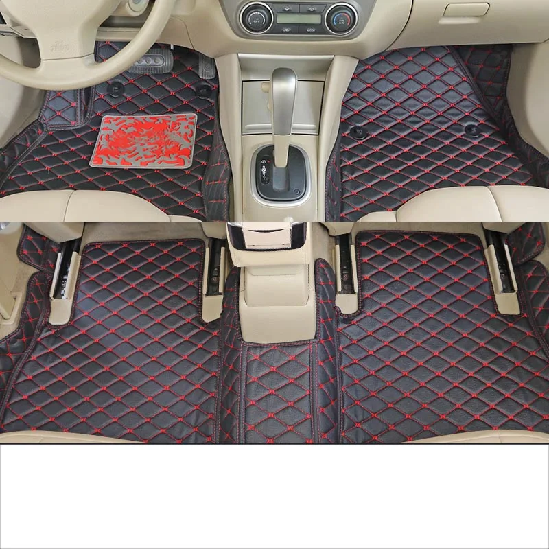 Lsrtw2017 кожаный автомобильный коврик для nissan sylphy 2000- Pulsar Sentra X-Trail B17 B18 аксессуары для укладки волос