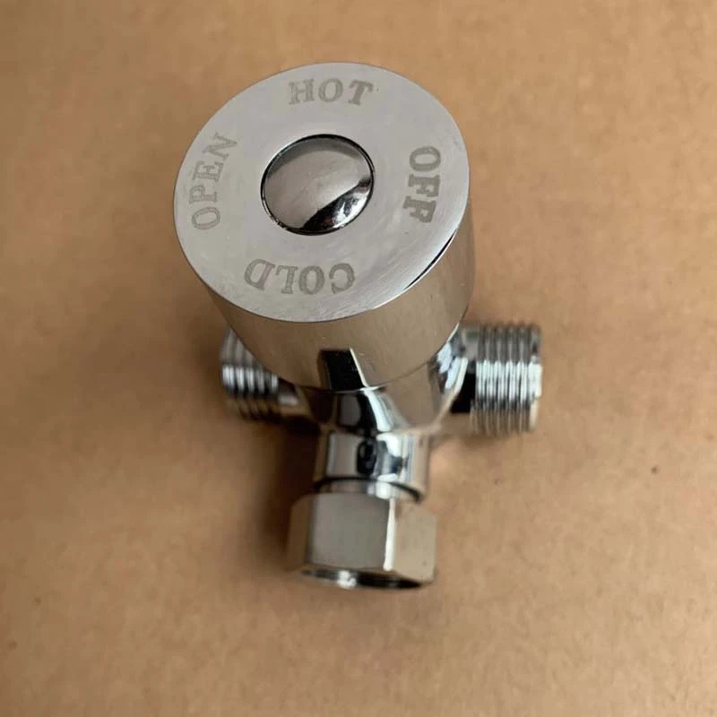 Faucets Temperature Mixing Valve for Pressless Sensor Faucet,Polished Chrome