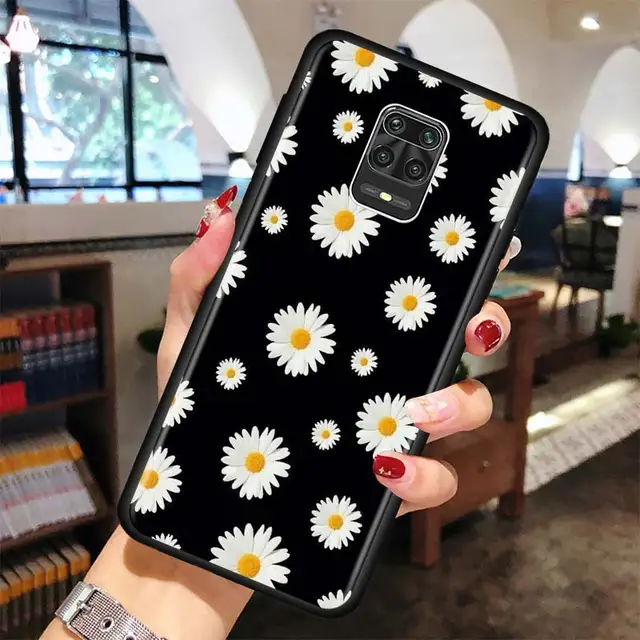 Summer Daisy Sunflower Floral Case For Xiaomi Redmi Note 10 Pro Max 9 8 7 Cover For Redmi K40 Pro Plus 9 Power 9A 9C 9T Shell B01