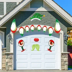 Garage Christmas Wall Decor Sticker Refrigerator Sticker Home Ceiling Decoration Santa Claus Dinosaur Sticker PVC Material