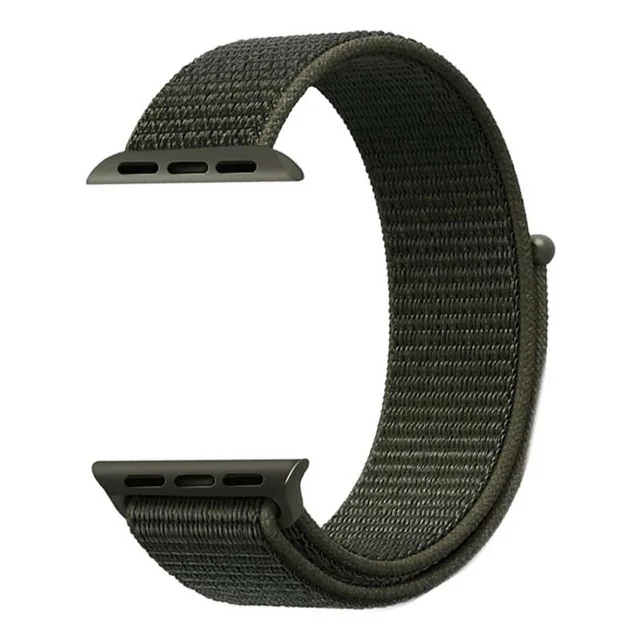 Cargo Khaki Тканый нейлоновый ремешок для iWatch Apple Watch sport loop bracelet тканевый ремешок 38 мм 42 мм Apple watch band 1 2 3 4 40 мм 44 мм ремешок для часов - Цвет ремешка: Cargo Khaki