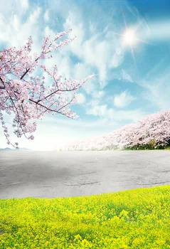 

Spring blossom ins photo backgrounds polyester marriage photographer backdrops for photo Studio accessories photophone CM-7236