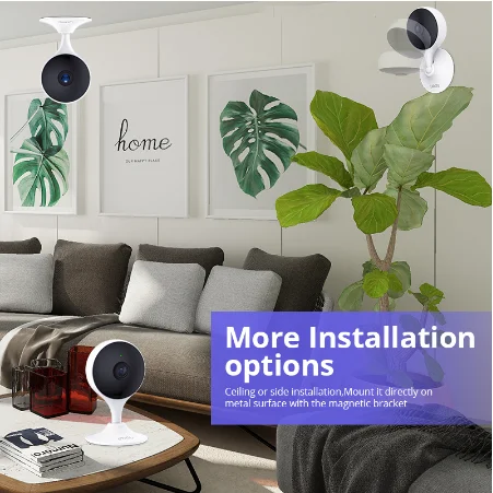 Dahua Imou Cue 2 Wireless Wifi Camera IPC-C22E Smart Monitoring AI Human Detection Built-in Siren Two-way Talk Night Vision