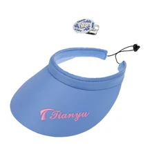 Женский солнцезащитный козырек для гольфа с Bling Bing зажим для Шляпы Для Гольфа Магнитный маркер мяча