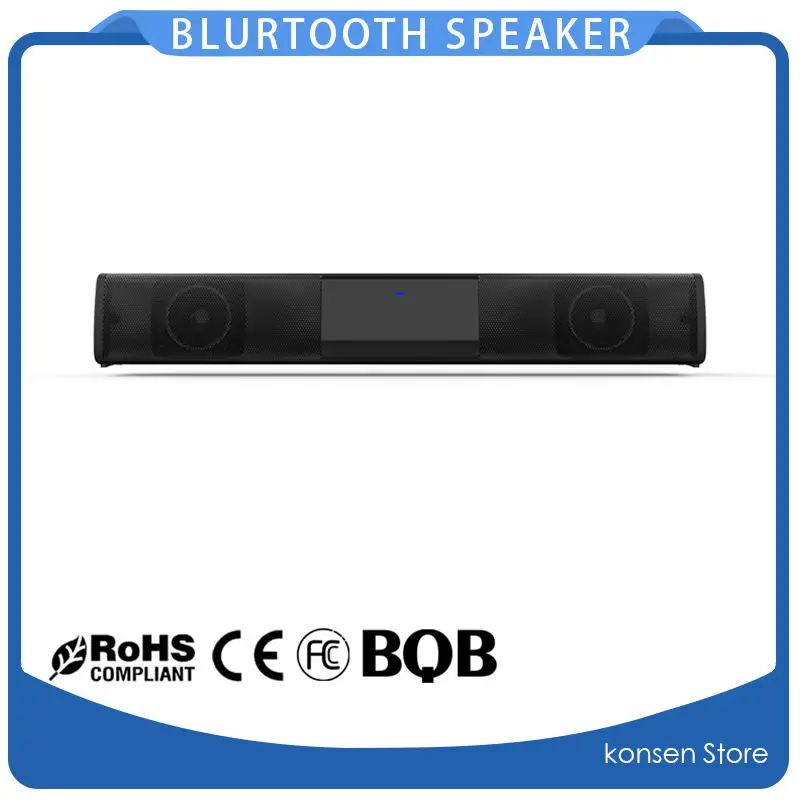 ТВ колонка Bluetooth Колонка для компьютера Саундбар 2 1 сабвуфер бас стерео с Fm AUX TF USB музыкальный