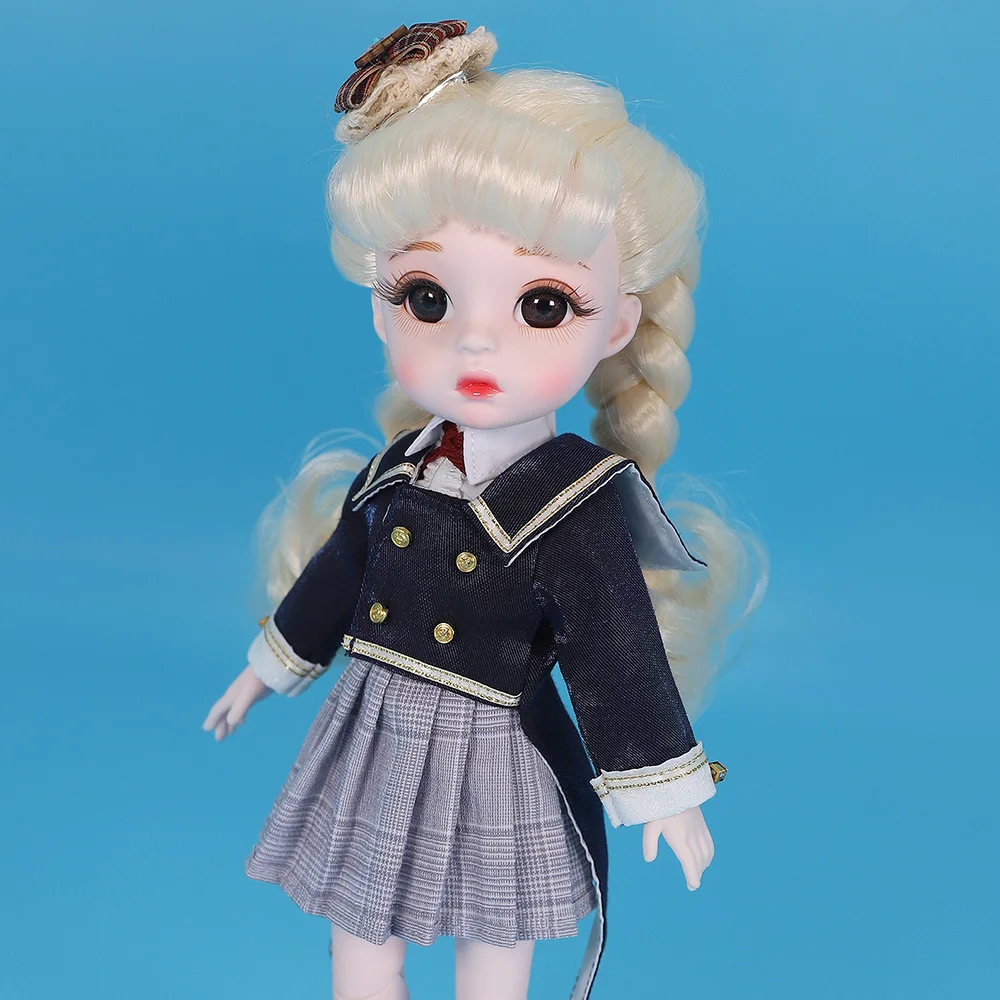 Dream Fairy 1/6 BJD 28 Joints Body Dolls with Clothes Shoes Lucky Angel Series 28cm Ball Jointed Dolls Full Set Gift for Girls 1