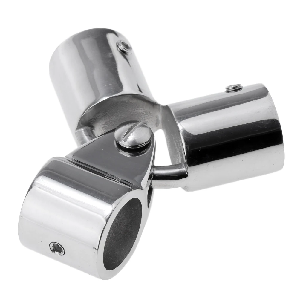 Heavy Duty 316 Stainless Steel Boat Eye End Marine Bimini Top Cap Fittings - 22mm