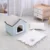 HOOPET Dog House Крытый Теплый Питомник Pet Cat Пещера Гнездо Кроличье Гнездо Моющийся Съемный Коврик Уютная Спальная Кровать Для Кошек