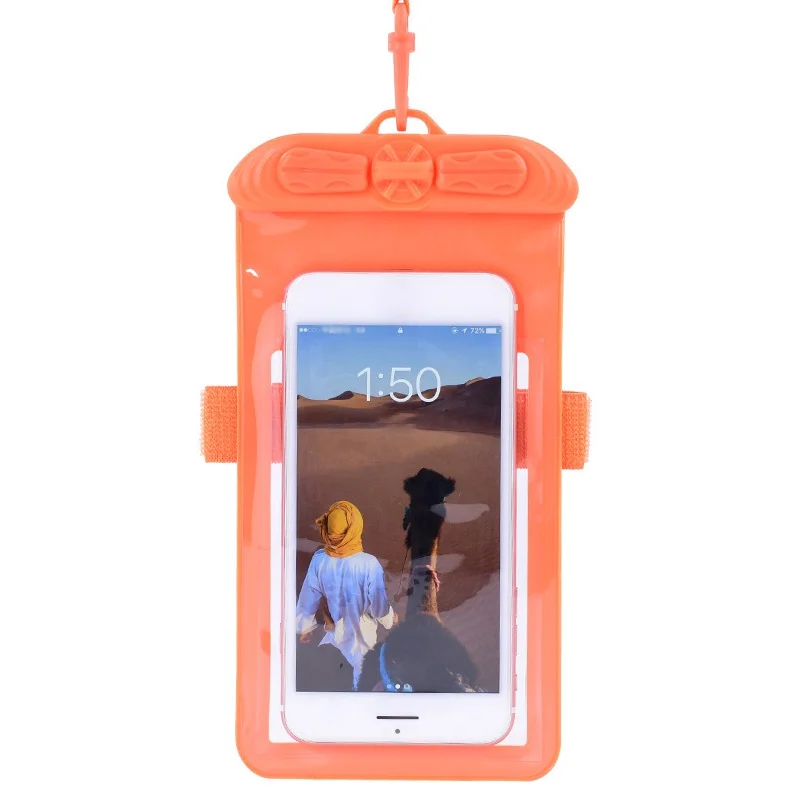 Водонепроницаемый мобильного телефона повесить плавательный сумка с тачскрином мобильных телефонов чехол для серфинга дайвинга, Одежда для пляжа, размеры s и m