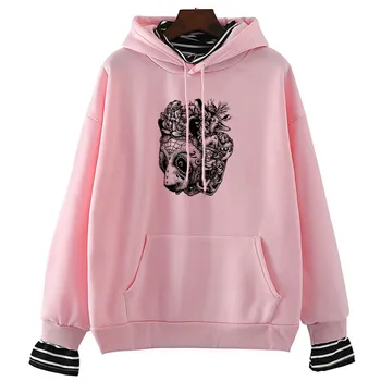 

Dia De Los Panda Hoodie Female Casual Fashion Long Sleeve Pullover Ulzzang Women Streetwear Grunge Harajuku Sweatshirt